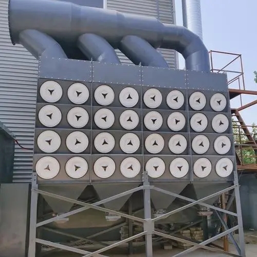 皮帶機(jī)使用濾筒除塵器